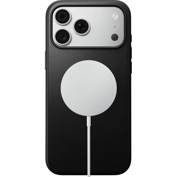 Nomad Modern Leather MagSafe kožený kryt iPhone 17 Pro Max/18 Pro Max Black - Puzdra - Obrázok d84fd499f12c48fa969d45bb158ea163