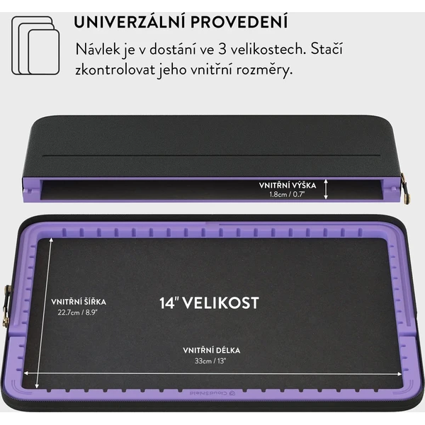 Burga Sleeve puzdro pre Macbook Pro 14" Velvet Night - Puzdra - Obrázok d871982e63654714b6f9e3089187949a