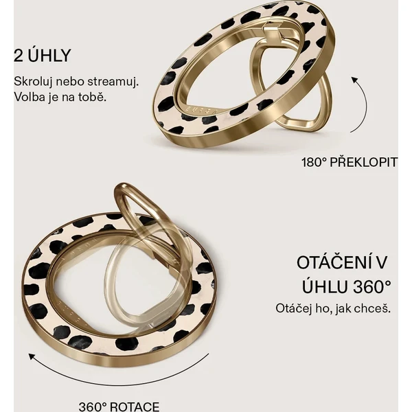 Burga Magnetic Ring držiak Almond Latte zlatý - Držiaky - Obrázok d87af53a9b3f4a59ad1586596021e5c8