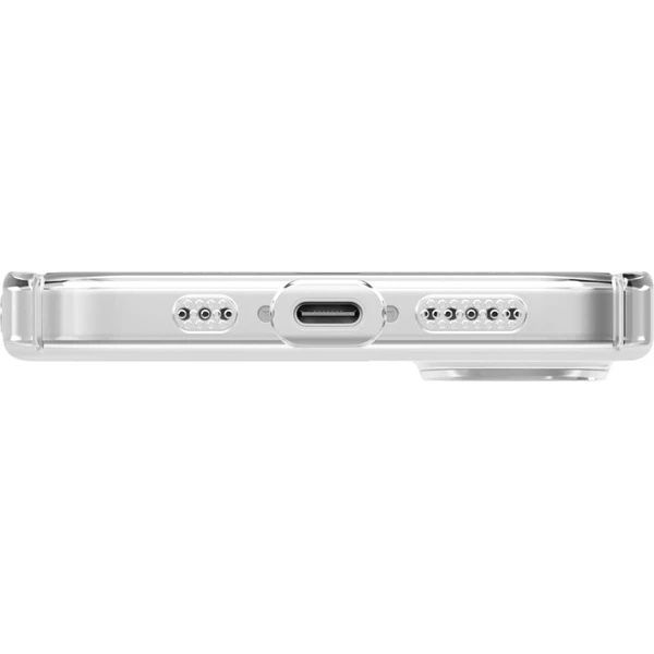 UNIQ Airsuit MagClick MagSafe kryt iPhone 17 Lesklý Priehľadný/Biely - Puzdra - Obrázok d87d522aa9de415487cd962c25a410eb