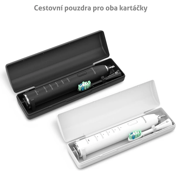 TrueLife SonicBrush Clean30 Duo sonická kefka biela/čierna - Zubné kefky - Obrázok d8a06848a2654024acc40bd41355bedf