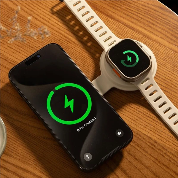 Native Union Voyage 2v1 Qi2 (MagSafe) bezdrôtová nabíjačka šedá - Nabíjačky - Obrázok d8c14bd9337e4d20a2857f90c1ab53dd