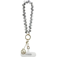 Guess univerzálny popruh na ruku Crystals 4G Charm čierny - Popruhy a crossbody