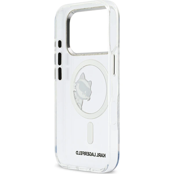 Karl Lagerfeld IML Choupette Peekaboo MagSafe kryt iPhone 17 Pro priehľadný - Puzdra - Obrázok d8ef34a6ed6a4312a5419d8f1ab31457