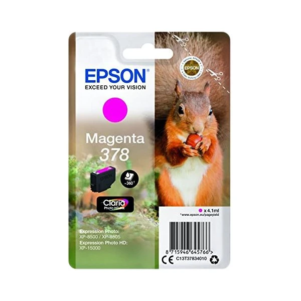 Epson 378 Squirrel Claria Photo HD Purpurový - Tonery - Hlavný obrázok
