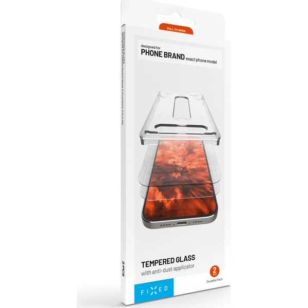 Tvrdené sklo FIXED 2ks s anti-dust aplikátorom pre Apple iPhone 18 Pro, číre - Ochranné fólie a sklo - Obrázok d936749ee1cc404d878cd246c9b7ab1d
