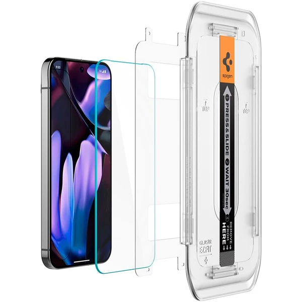 Spigen Glass tR EZ Fit 2 Pack tvrdené sklo Google Pixel 9 Pro/Pixel 9 číre - Ochranné fólie a sklo - Obrázok d95658c39334425cb7451c0ecb5f5191