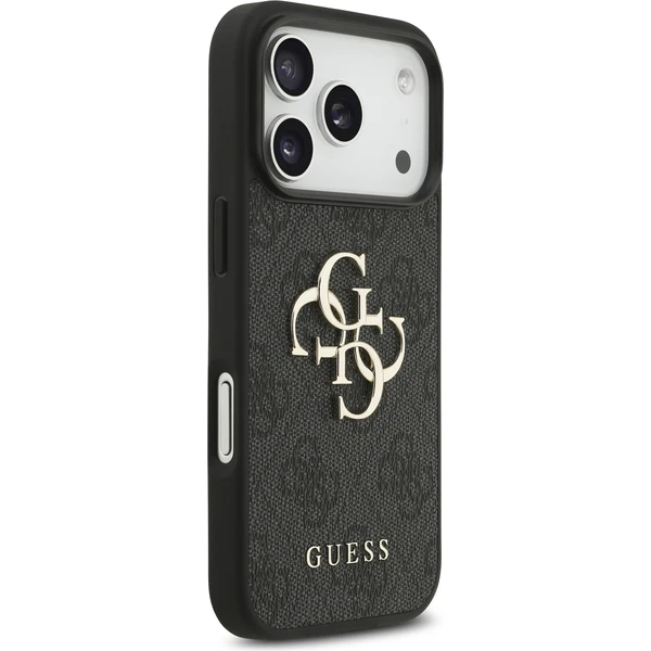 Guess PU 4G Metal Logo kryt iPhone 17 Pro sivý - Puzdra - Obrázok d95c5cf4e40a4c80ac9f246f08529efb