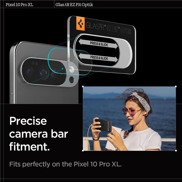 Spigen Glass tR EZ Fit Optik 2 Pack tvrdené sklo na fotoapará Google Pixel 10 Pro XL číre - Ochranné fólie a sklo - Obrázok d9623bb5f2ea43dbbe70730d18cfda07