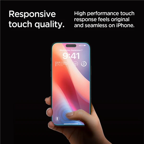 Spigen Glass tR EZ Fit (Privacy) tvrdené sklo iPhone 17 Pro Max/16 Pro Max číre (2 ks) - Ochranné fólie a sklo - Obrázok d9909d99a4334e0b87650391247fdf25