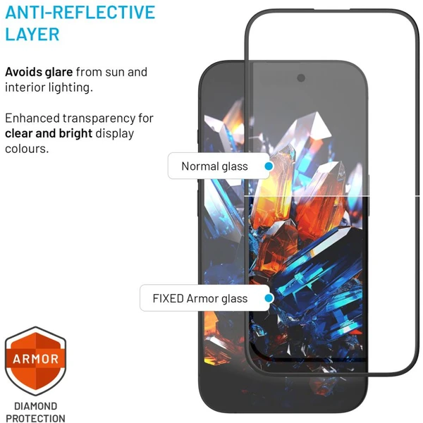 FIXED Armor 2,5D sklo s Anti-dust a AR vrstvou Apple iPhone 14 Pro Max - Ochranné fólie a sklo - Obrázok d9a044d62b5046bdba1fa0a534bd0967