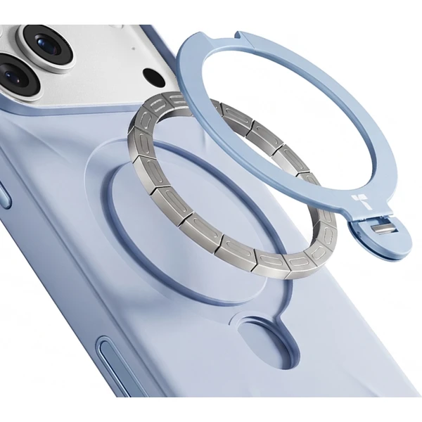 Torras OStand Q3 Silicone MagSafe kryt iPhone 18 Pro fialový - Puzdra - Obrázok d9abced3d2ca4a98b5095d7056a51e42
