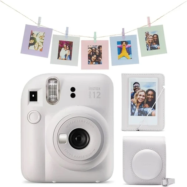 Fujifilm Instax Mini 12 Mega Pack biely - Fotoaparáty - Hlavný obrázok