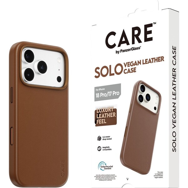 PanzerGlass CARE Solo MagSafe kryt Apple iPhone 18 Pro/17 Pro hnědý - Puzdra - Hlavný obrázok