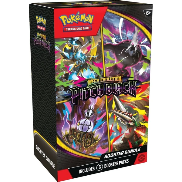 Pokémon TCG: Mega Evolution Pitch Black - Booster Bundle (6 boosterů) - Pokémon karty - Hlavný obrázok