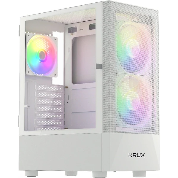 Krux Vako RGB ATX skrinka biela - Počítačové skrine - Hlavný obrázok