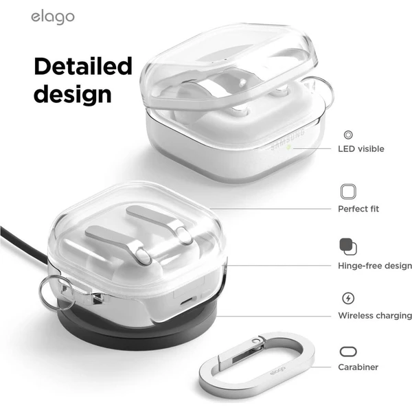 ELAGO Clear puzdro Samsung Galaxy Buds4/Buds4 Pro priehľadné - Puzdra - Obrázok d_017dfdbbf3394bd788483f5eb357b7cd