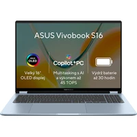 ASUS Vivobook S16 (S5608QA-OLED327W) modrý - Notebooky