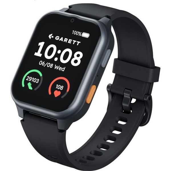 E-shop Garett Smartwatch Vita 4G seniorské hodinky so vzdialeným dohľadom čierne
