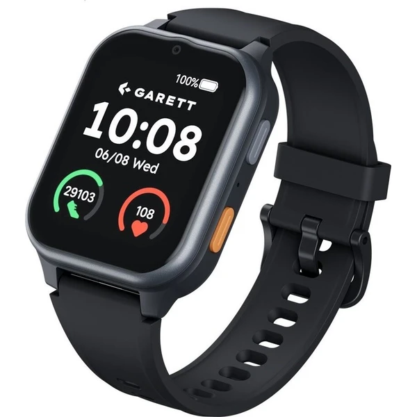 Garett Smartwatch Vita 4G seniorské hodinky so vzdialeným dohľadom čierne - Inteligentné hodinky - Hlavný obrázok