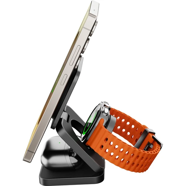 Cubenest SQS312 Pro Qi2.2 3v1 magnetická nabíjačka pre Samsung sivá - Nabíjačky - Obrázok d_01dda5203e184f18b53fd94e8095acd2