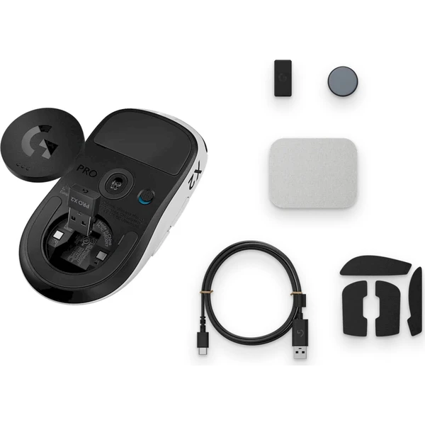 Logitech G PRO X 2 SUPERSTRIKE herná myš čierna/biela - Myši - Obrázok d_0267cf543bab490899991bfe73de3bb1