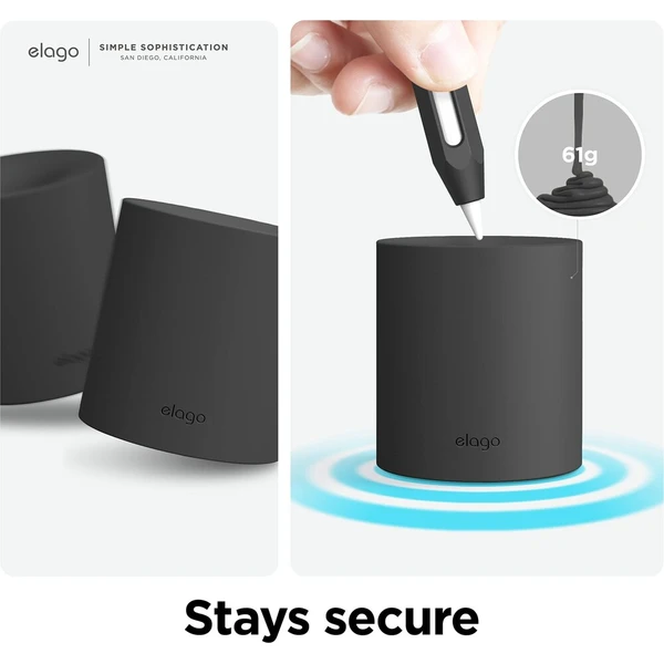 ELAGO Silikónový stojan pre Apple Pencil biely - Stojany - Obrázok d_029aa9e82e53408698f883117ba6af16