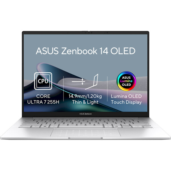 ASUS Zenbook 14 (UX3405CA-QL1529W) strieborný - Notebooky - Hlavný obrázok
