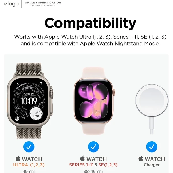 ELAGO W5 Retro stojan pre Apple Watch Ultra svetlo šedý - Stojany - Obrázok d_02fc047e9e5345618ad3b05bd0e6a03f