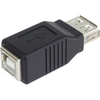 PremiumCord USB-A/USB-B redukcia čierna - Káble a redukcie
