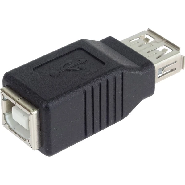 PremiumCord USB-A/USB-B redukcia čierna - Káble a redukcie - Hlavný obrázok