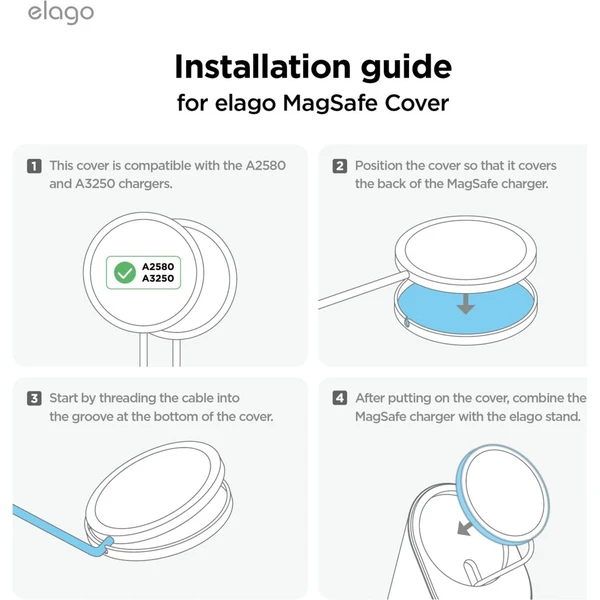 ELAGO Retro W5 Magsafe iPhone stojanček biely - Držiaky - Obrázok d_0390d93a022d40c29867bc34753f83a0