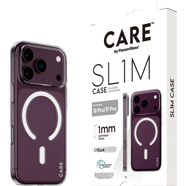 PanzerGlass CARE SL1M MagSafe kryt Apple iPhone 18 Pro/17 Pro čirý - Puzdra - Hlavný obrázok