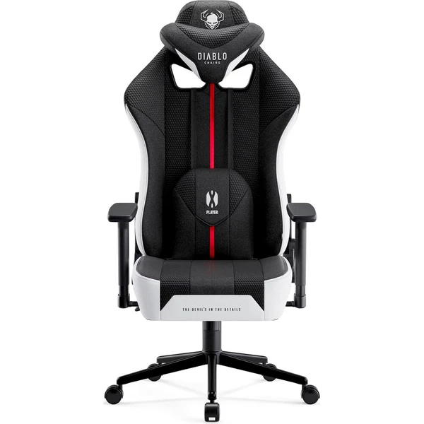 Diablo X-Player 2.0 Small herná stolička bielo-čierna - Stoličky - Hlavný obrázok