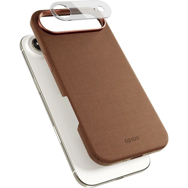 Epico SolidWoven Pro Mag+ Case kryt iPhone Air + camera island protector sienská hnedá - Puzdra - Hlavný obrázok