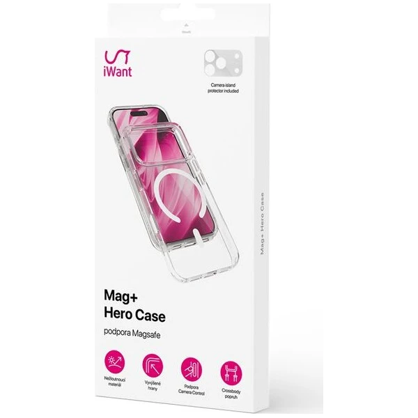 iWant Hero Mag+ MagSafe kryt pre iPhone 17 Pro + camera island protector číry - Puzdra - Obrázok d_043217922af44801946bd448f27422d2