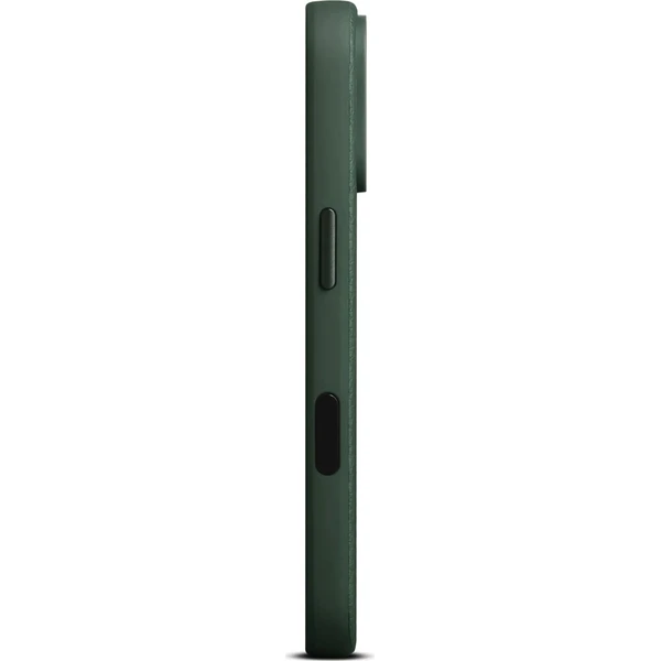 Woolnut MagSafe kožený kryt iPhone 18 Pro tmavě zelený - Puzdra - Obrázok d_0434bc2197af4437afe41dbffc82bd2a