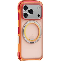 Torras Ostand O3 Air Core MagSafe kryt iPhone 18 Pro Max oranžový - Puzdra