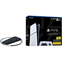 PlayStation 5 Slim Digital Edition 825GB + DualSense biely + Vertikálny podstavec pre PS5 - Konzoly