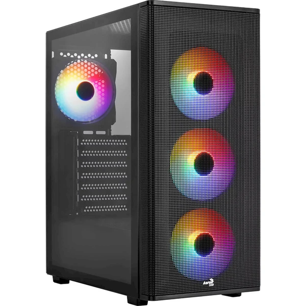 Aerocool Designer-G-BK-v2 Midi-Tower čierna - Počítačové skrine - Hlavný obrázok