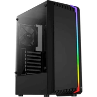 Aerocool Bionic v1 Midi-Tower RGB čierna - Počítačové skrine