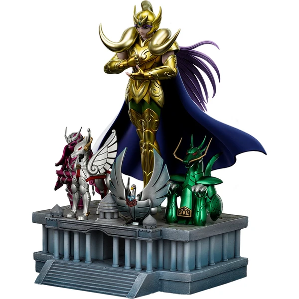 Soška Iron Studios Saint Seiya- Aries Mu Deluxe Art Scale 1/10 27 cm - Sochy a sošky - Obrázok d_055ac230c1d448788c6ed528c45d39cf