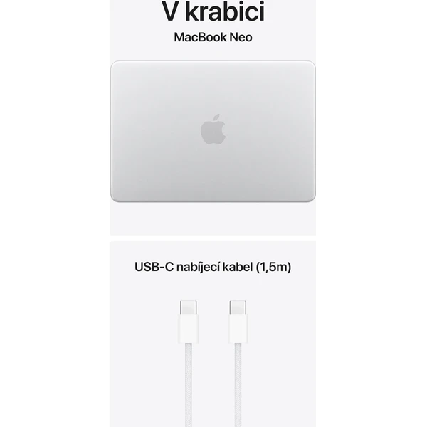 Apple MacBook Neo (2026) 8GB / 256GB strieborná - Notebooky - Obrázok d_067d4a3d79f7496d9c361b72c554b072