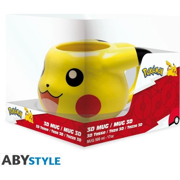 Hrnček 3D Pokémon - Pikachu 475 ml - Hrnčeky - Obrázok d_06cd4604e1084704879eef93151be2c4