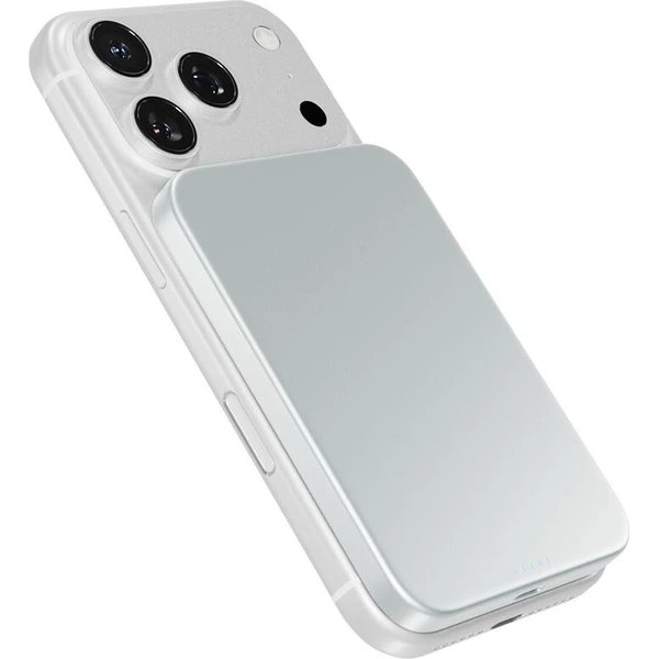 iWant by Epico UltraPack Qi2 Slim 5000mAh hliníková Mag+ bezdrôtová powerbanka strieborná - Powerbanky - Hlavný obrázok