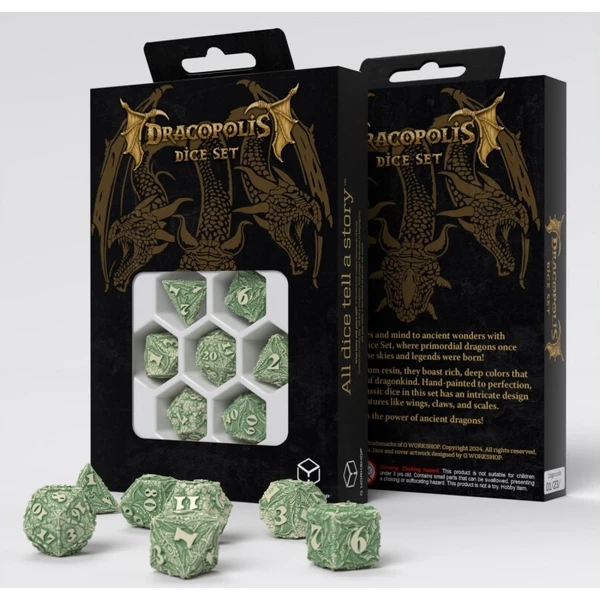 Set kociek Q-workshop Dracopolis - The Andrean Longneck (7 kociek) - Kocky - Obrázok d_075c97cc21a54d95be3cd03075afae31