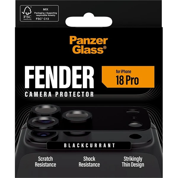 PanzerGlass FENDER hliníková ochrana fotoaparátu iPhone 18 Pro Black - Ochranné fólie a sklo - Obrázok d_07932ede9a3a4e9c8e0ae233d5070ece