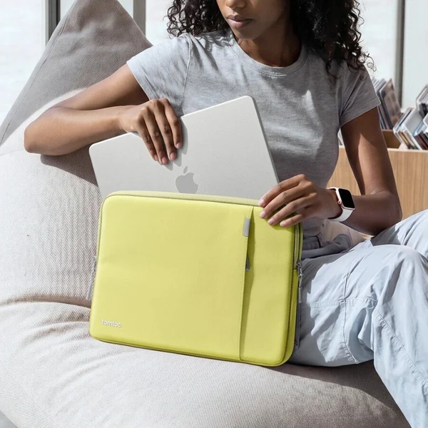 tomtoc Defender A13 sleeve puzdro 13" MacBook Neo žlté - Puzdra - Obrázok d_07b3030cbe1147b58fbc7819a5a7d401