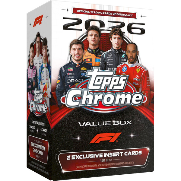Karty Formule 1 2026 Topps Chrome Formula 1 - Value Box - Karty Formula 1 - Hlavný obrázok