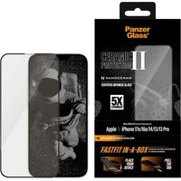 PanzerGlass® Ceramic II sklo Apple iPhone 17e/16e/14/13/13 Pro s bezprašným inštalačným boxom - Ochranné fólie a sklo
